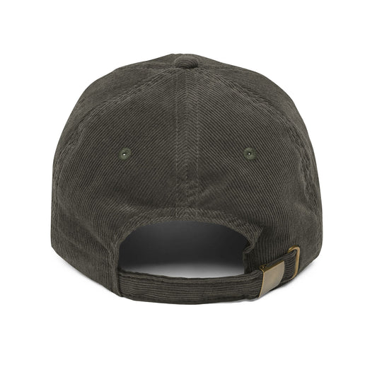 Olive Vintage Corduroy Cap - Grow Together Embroidered