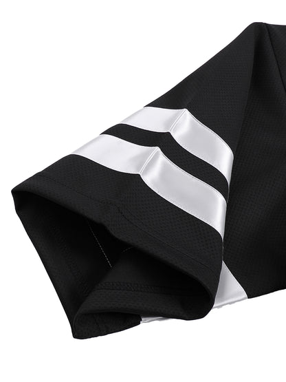 Taped Mesh Boxy T-Shirt