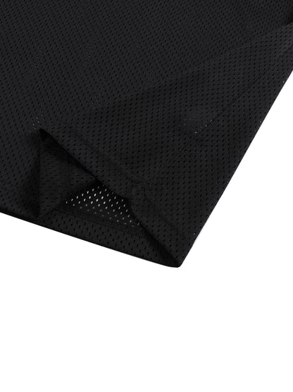 Taped Mesh Boxy T-Shirt